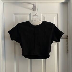 Vans Black Ribbed Top